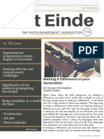 Het Einde: The Youth Department - Newsletter