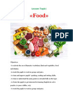 Food : Lesson Topic