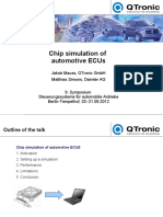 Chip Simulation of Automotive Ecus