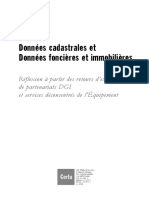 Données Cadastrales Et Données Foncières Et Immobilières