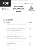 Aero India 2021: All Exhibitors