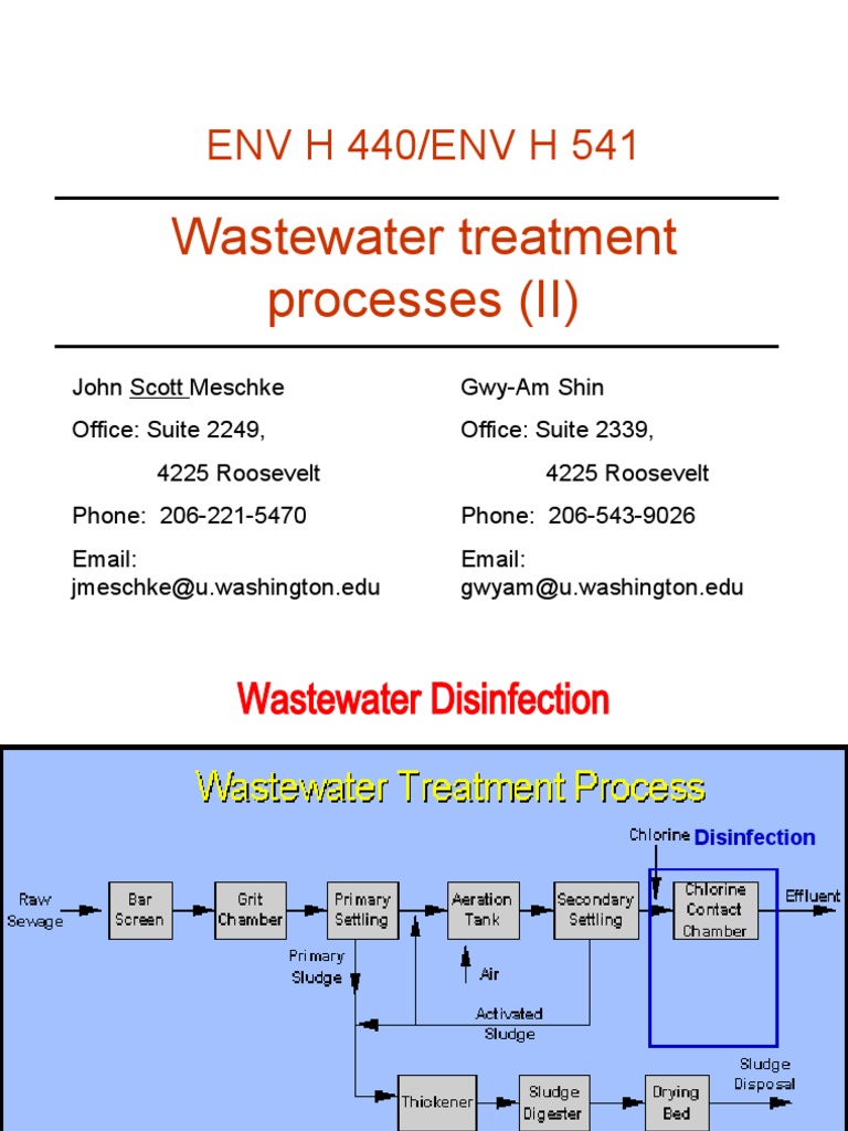 Wastewater Disinfection Methods Explained | PDF | Sewage Treatment ...