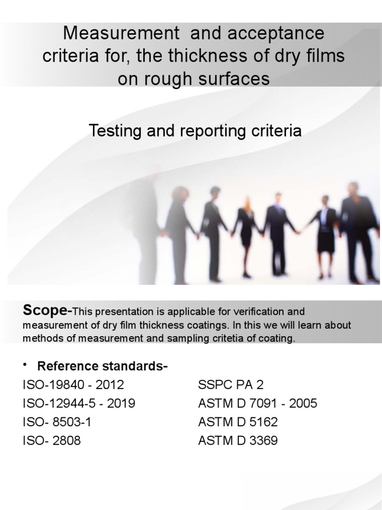 DFT Measurement and Testing Standards | PDF | Paint | Engineering Tolerance