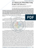 Optimization of A Motorcycle Wheel Rim