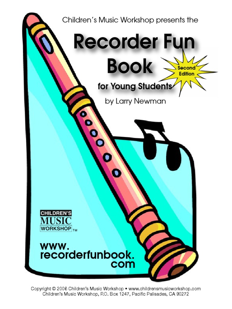 Recorder Fun Book PDF Free | PDF | Musical Notation | Leisure