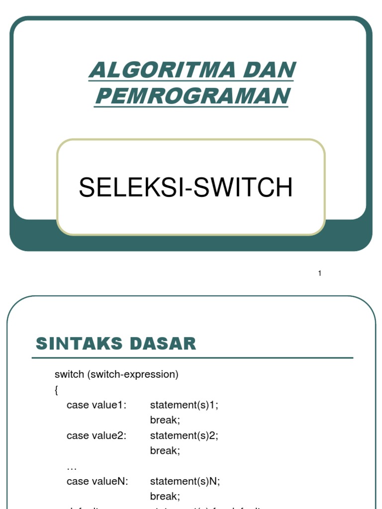 Pertemuan6 Switch | PDF | Komputer | Teknologi & Rekayasa