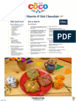 Disney Pixar Coco Pan de Muerto Hot Chocolate Recipes