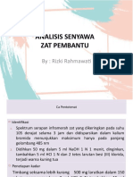 Rizki R - Analisis Senyawa Zat Pembantu