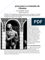 Magia Egipcia Para La Llamada de Cthulhu