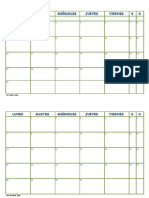 Calendario Mensual 2019-2020