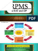 Rpms RPMS: e-SAT and DP e-SAT and DP
