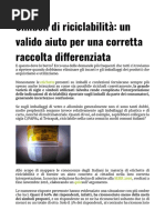 Simboli di riciclabilità