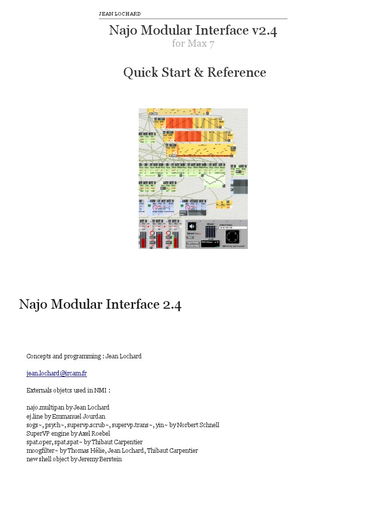 NMI Quick Start & Reference | PDF | Synthesizer | Amplifier