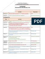 Calendario Finalización Año Escolar 2021