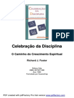 66459489 Richard J Foster Celebracao Da Disciplina