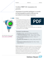 Endress-Hauser Cerabar PMP71B ES