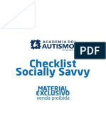 Checklist Socially Savvy