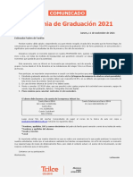 Comunicado Ceremonia de Graduación 2021-Pro