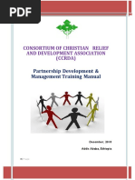 CCRDA-Training Manual-Partnership Development and Managment