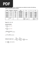 F X F X: Range: 84.5 - 54.5 30 Standard Deviation