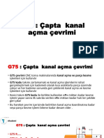 G75 Çapta Kanal Açma Çevri̇mi̇