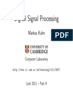 Digital Signal Processing: Markus Kuhn