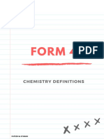 Chemistry Definitions & Concepts Guide