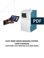 Slite 200W Series Imaging System User'S Manual: (Slite 200W, Slite 200W BW, Slite 200W RGBW)