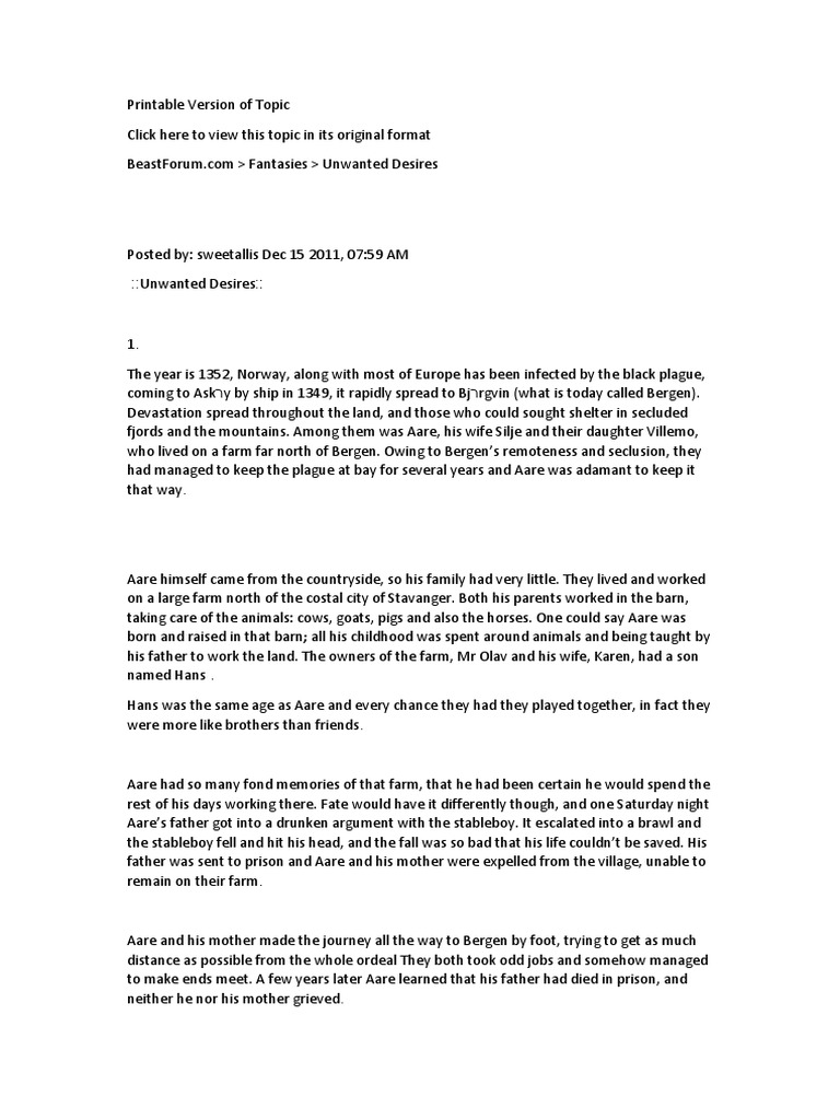 beastforum Unwanted Desires | PDF | Art