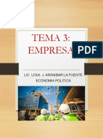 Empresas y sectores económicos