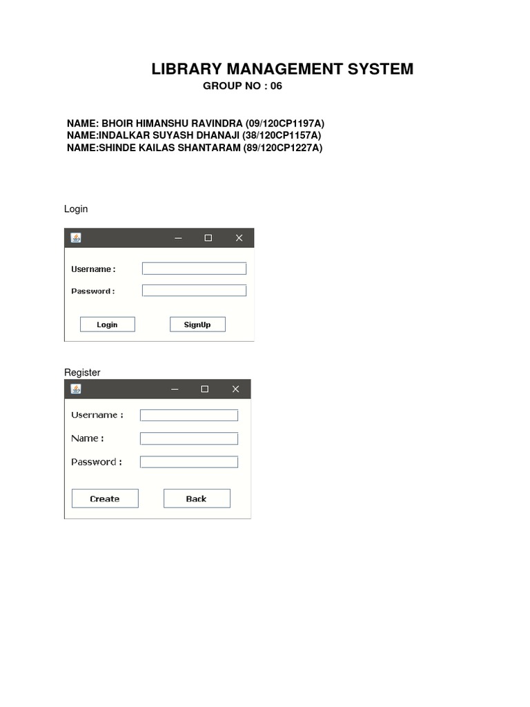 LIBRARY MANAGEMENT SYSTEM Screenshorts | PDF | Career & Growth | Wellness