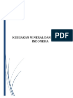 Naskah Final Kebijakan Mineral Dan Batubara + Kata Pengantar