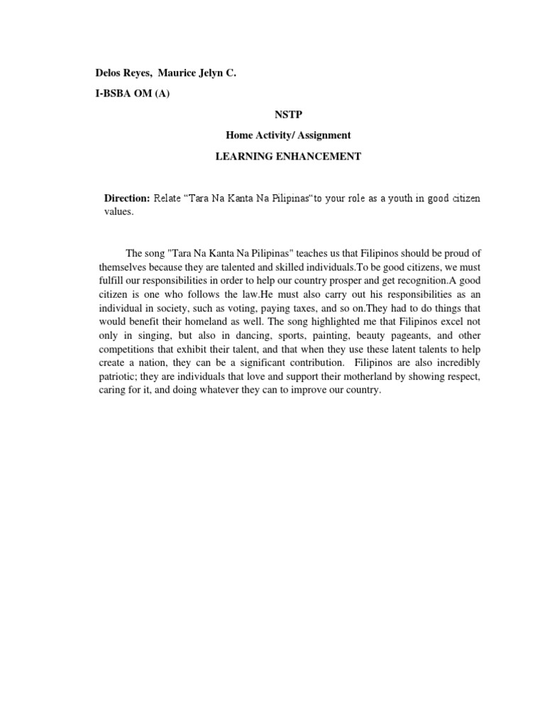 Tara Na Kanta Na Pilipinas Pdf