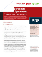 The EU's Approach To Free Trade Agreements: Government Procurement