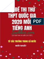 Bộ Đề Thi Thử THPT Quốc Gia Năm 2020 Môn Tiếng Anh Các Trường Trong Cả Nước