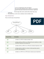 Normalization: Normal Form Description