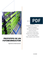 Prototipo de Un Fotobiorreactor