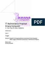 IT Maintenance Proposal