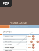 Tensor Algebra: Multimedia Course On Continuum Mechanics