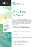 Africa Sales Forecast