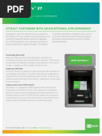 NCR Selfserv 27: Attr Act Customers With An Exceptional Atm Experience