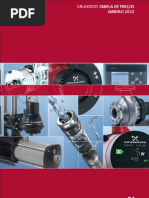 GRUNDFOS Bombas Tabela Janeiro 2010