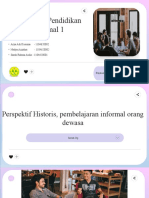 Perspektif Pendidikan Informal Orang Dewasa