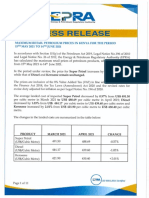 Press release - Maximum Retail Prices in Kenya for the Period 15th May 2021 to 14th June 2021