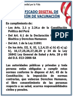 Certificado DE Exención de Vacunación: Digital