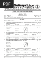 Term - I Revision Programm: Session - Xvi