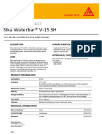 Sika Waterbar® V-15 SH: Product Data Sheet