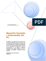 Manual de Ensable y Desensamble