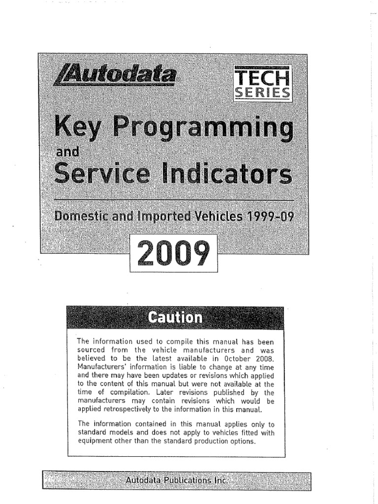 2009 Remote Key Programming PDF