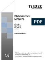 Installation Manual: Eclipse 8 Eclipse 16 Eclipse 32